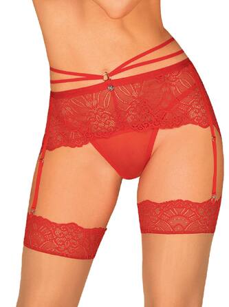 Пояс для панчох Obsessive Loventy L/XL