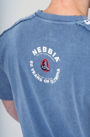 Футболка Nebbia Washed Oversized T-Shirt GOLDEN AGE Blue 790