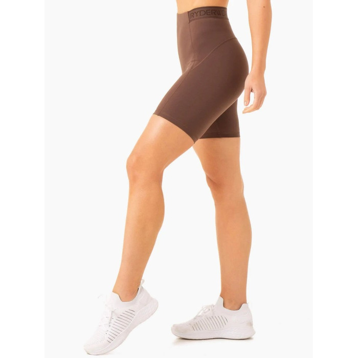 Шорты Level Up High Waisted Scrunch Shorts - Chocolate