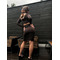 СПІДНИЦЯ BROWN PENCIL SKIRT KNEE-LENGTH 14686
