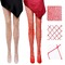Колготи у сіточку One Size Risa Nylon Fishnet Tights від Leg Avenue, оранжеві