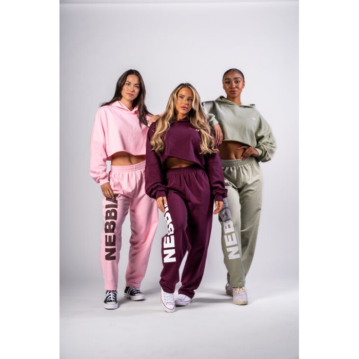 Худі Nebbia Oversized Hoodie OWN YOUR POWER Light Green 433