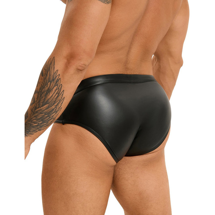 Сексуальні чоловічі труси Star Night із заклепками, чорні, L