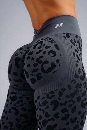 Легінси Nebbia Push-Up Compression Leopard Leggings PRIMAL Black Leopard 849