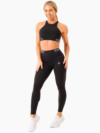 Топ Level Up High Impact Sports Bra - Black