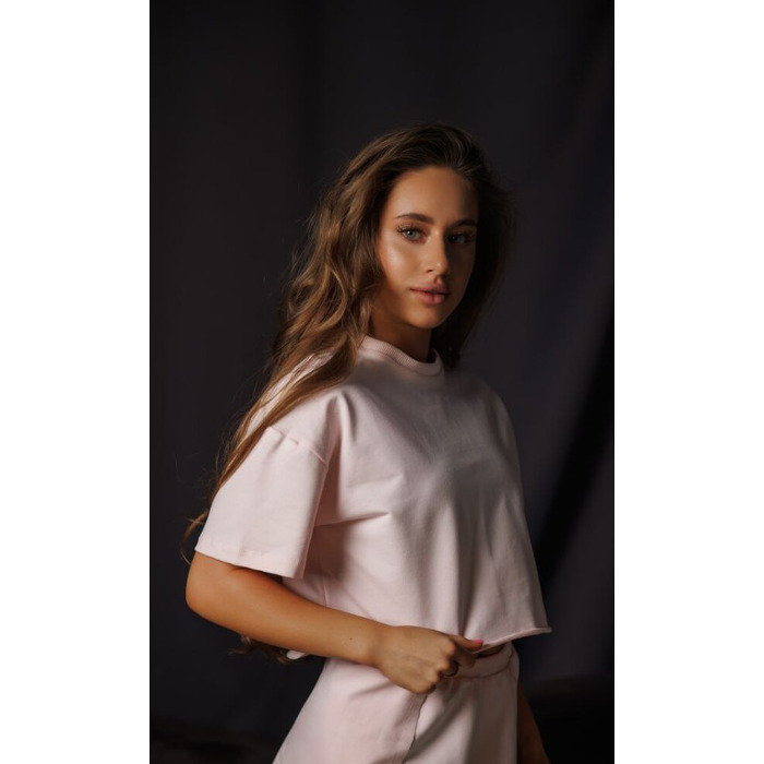 Кроп-топ оверсайз (cotton)