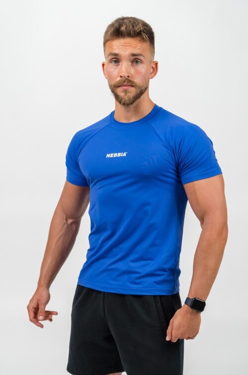 Футболка Nebbia Workout Compression T-shirt Endurance Blue 339