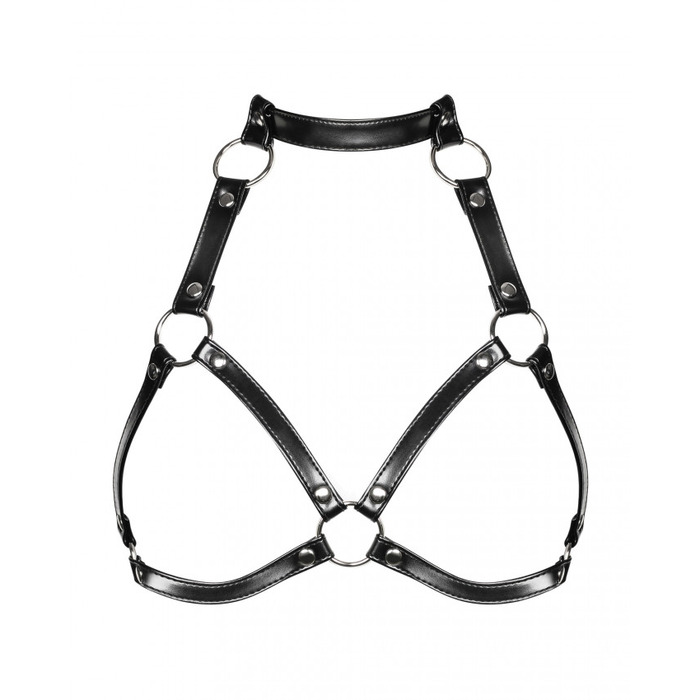 Бюстгальтер-портупея c эко кожи Obsessive A740 One Size