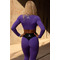 Топ жіночий Fitzona PURPLE TOP LONG SLEEVE фіолетовий з довгим рукавом