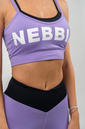Топ Nebbia Double Layer Light-Support Sports Bra Flex Lila 241 Lilac