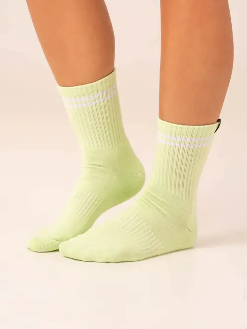Носки Ryderwear Stripe Crew Socks - Lime