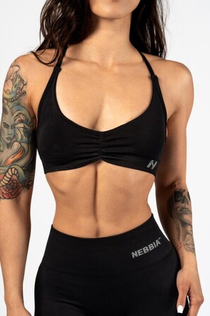Топ Nebbia Medium-Support Sports Bra TOTALLY SEAMLESS Black 305