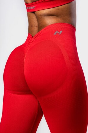 Легінси Nebbia High Waisted Push-Up Leggings TOTALLY SEAMLESS Red 303