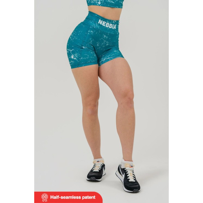 Шорти Nebbia High waisted leggings shorts 5'' HAMMIES Green 615