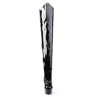 Чоботи Boots Delight-3010 на підборах 6 дюймів, чорні, з блискавкою збоку