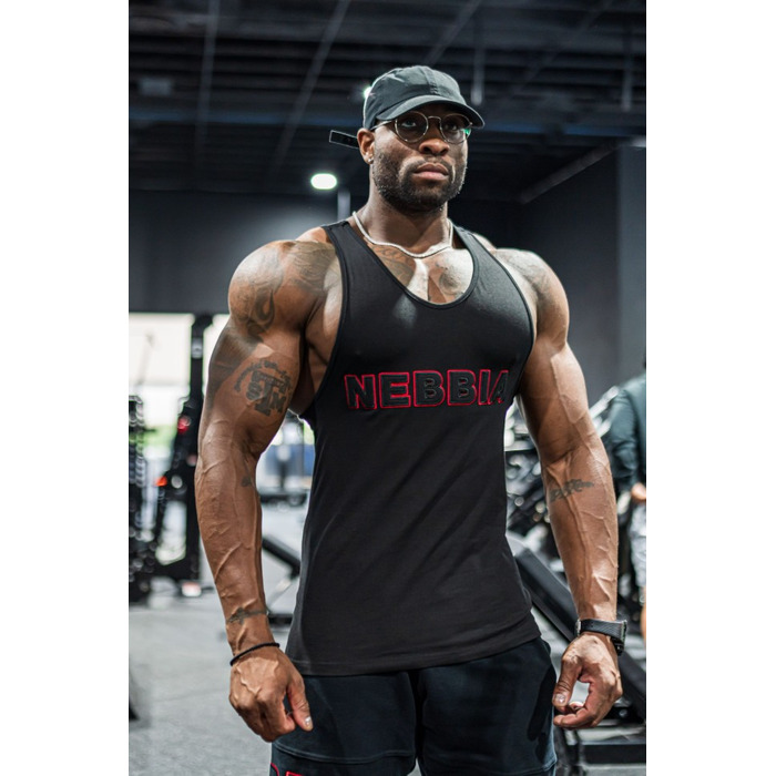 Майка Nebbia Gym Tank Top STRENGTH Black 714