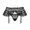Пояс для панчіх чорний Obsessive 830-GAR-1 garter belt S / M