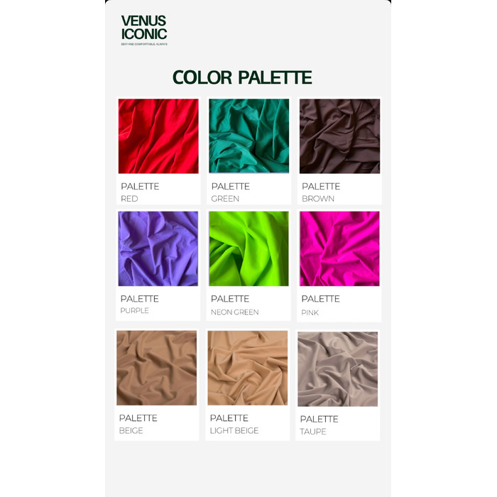 Комплект Venus Iconic Pearl: Еластичний біфлекс для танців та сцени