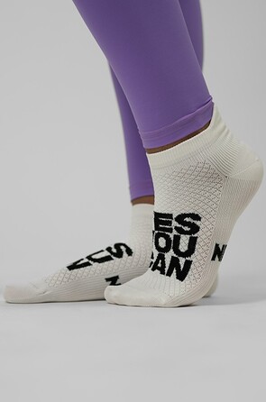 Шкарпетки NEBBIA 'HI-TECH' Ankle Socks YES YOU CAN White 122