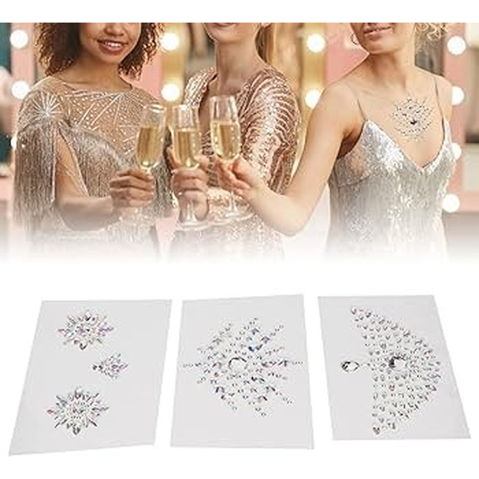 Украшения - стразы на грудь BIJOUX INDISCRETS MIMI SILVER