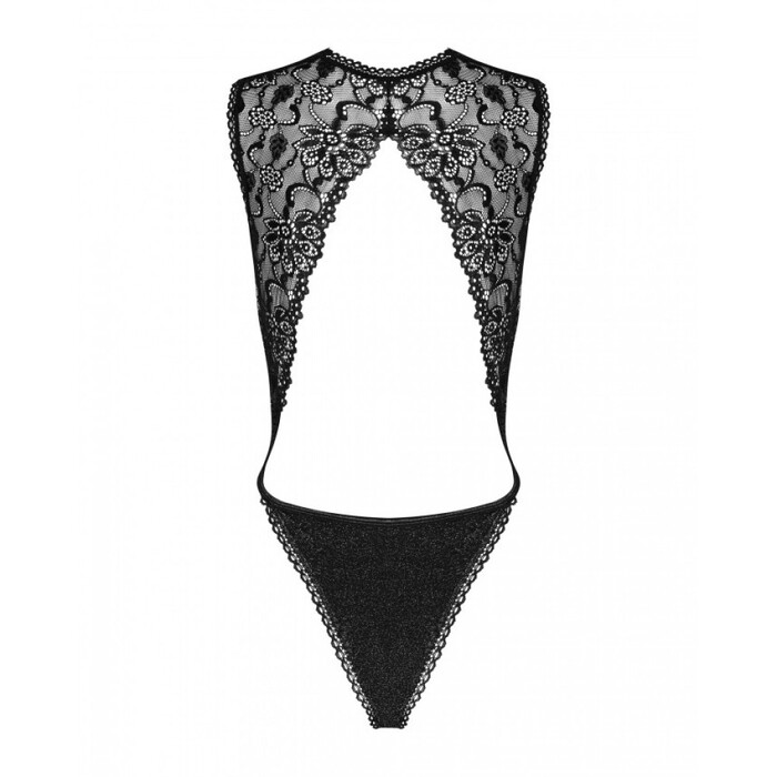 Елегантне сексуальне боді Obsessive Elisetta чорне, L/XL