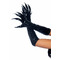 Вінілові рукавички з кігтями Leg Avenue Vinyl claw gloves S