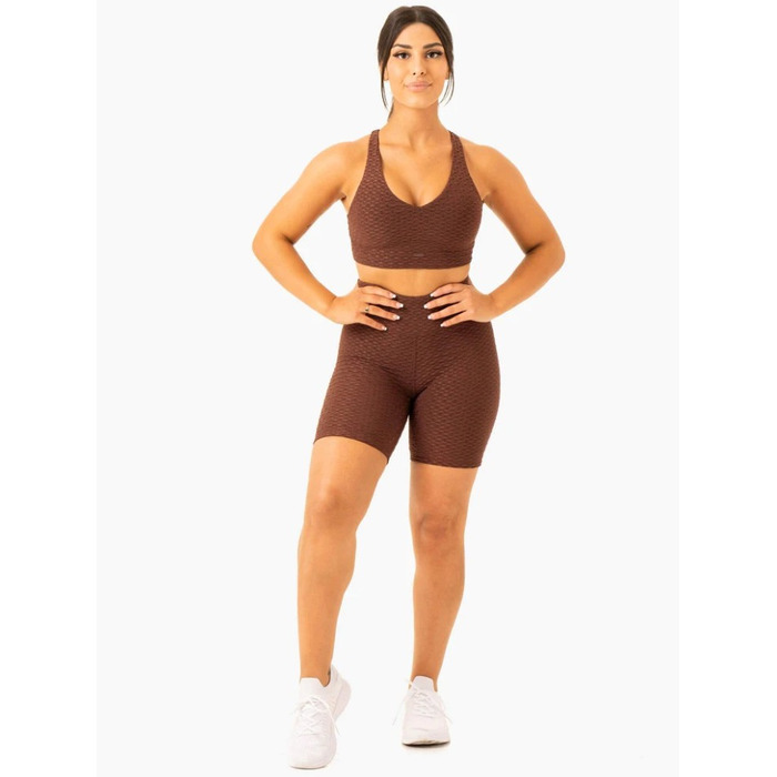 Топ Optic V-Neck Sports Bra - Chocolate