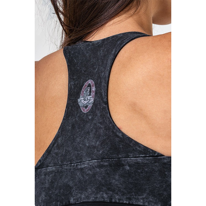 Топ Nebbia Washed Medium-Support Sports Bra GOLDEN AGE Black 778