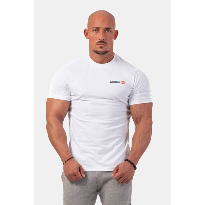 ФУТБОЛКА MINIMALIST LOGO NEBBIA T-SHIRT WHITE 291