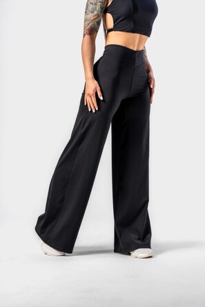 Штани Deni x NEBBIA High-waist Flared Pants Black 312