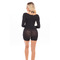 Комплект KNOCKOUT 2PC PLAYSUIT SET BLACK, OS