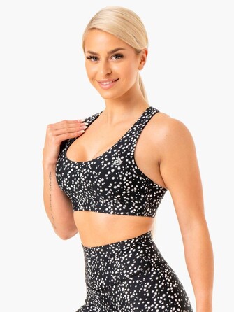 Топ Ryderwear Reform Sports Bra - Black Speckle