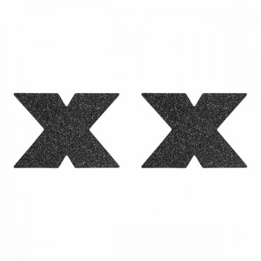 Пестиси у вигляді хрестів Bijoux Indiscrets, чорні