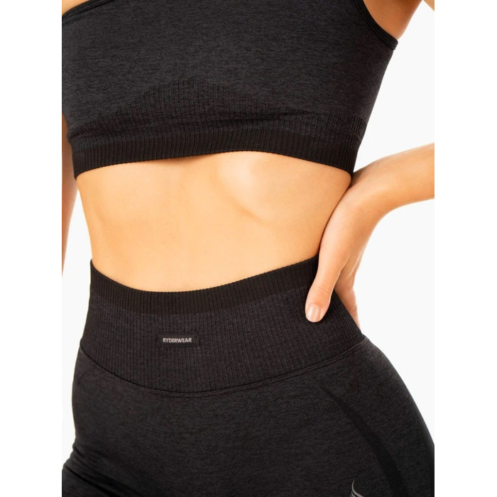 Шорты Excel Seamless High Waisted Shorts - Black Marl