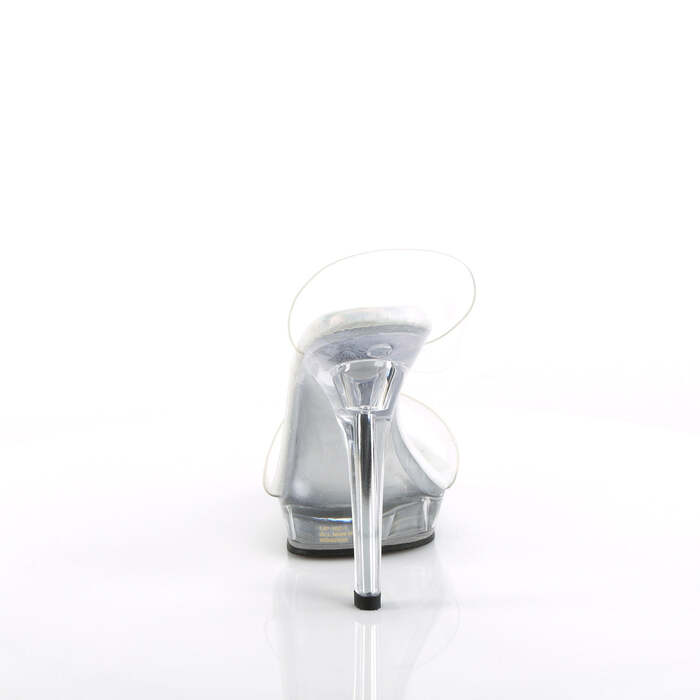 Слайды Lip-102-1 *5 дюймов, каблук 5 дюймов, двухполосный слайдер PF 3/4 дюйма, прозрачный