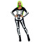 Костюм скелета, світиться у темряві Leg Avenue Womens Skeleton Bodysuit Halloween, розмір S