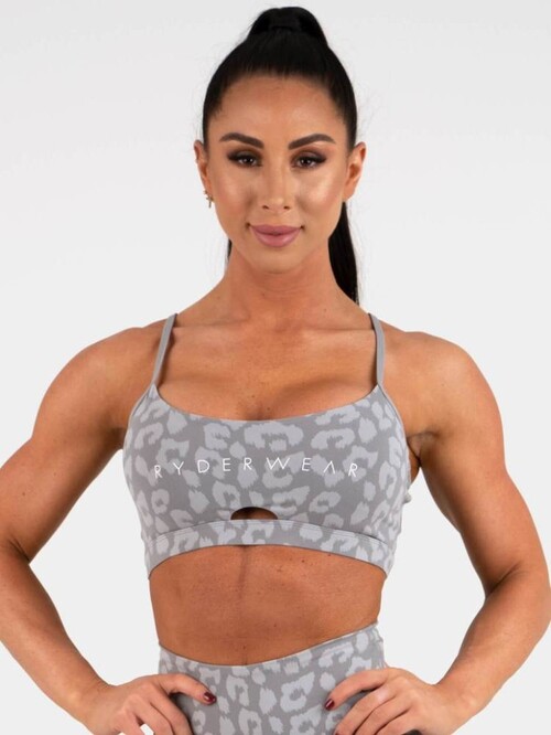 Cпортивный топ Animal Sports Bra Leopard Grey