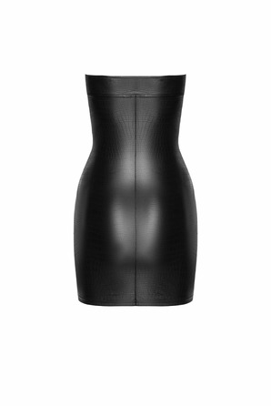 Плаття, F317 Noir Handmade крокодиля шкіра, мокрий ефект, чорне, розмір S