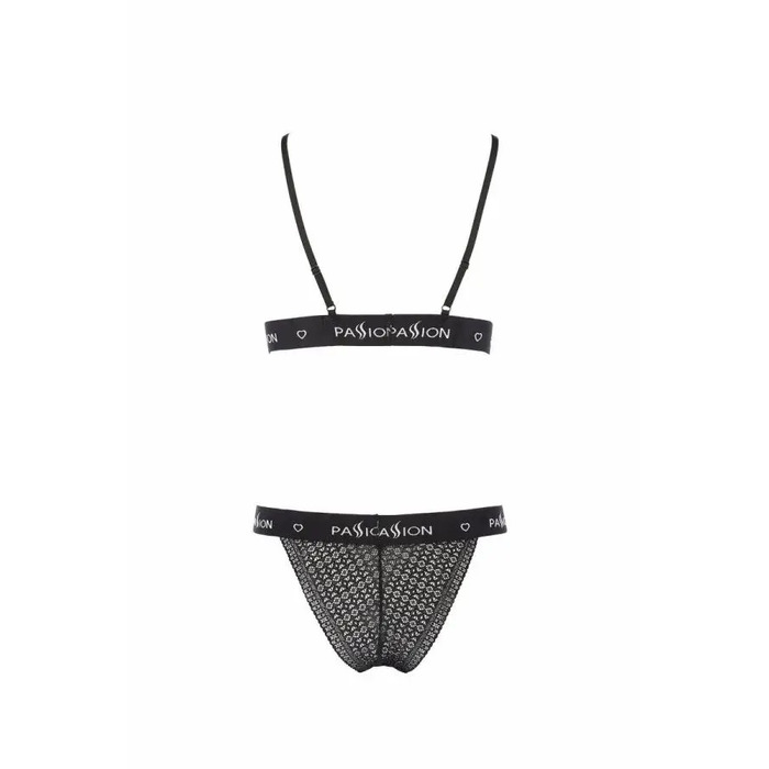 Комплект белья в сеточку GLAMISS SET black S/M - Passion