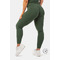 Легінси Nebbia Organic Cotton Ribbed High-Waist Leggings 405 Dark Green