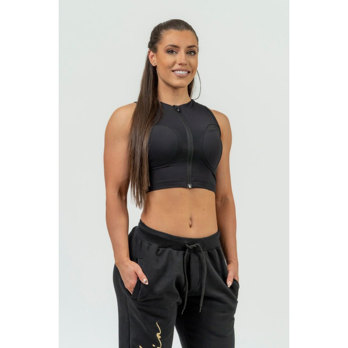 Топ Nebbia Women's Compression Push-Up Top INTENSE Mesh Black 842