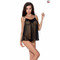 Пеньюар прозорий MELANIA CHEMISE black S/M - Passion