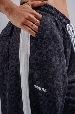 Штани Nebbia Baggy Leopard Sweatpants PRIMAL Black Leopard 865