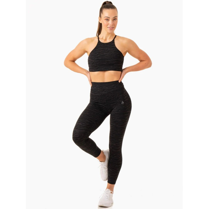Леггинсы Transform High Waisted Leggings - Black Zebra