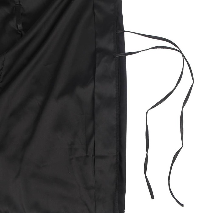 Халат-міні з мереживною спинкою Star Night чорний, XS/S