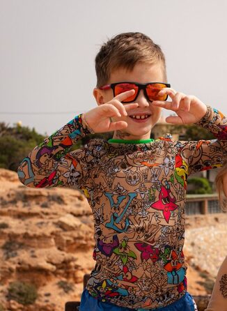 Детский рашгард ТАТУ из spf35 на мальчика