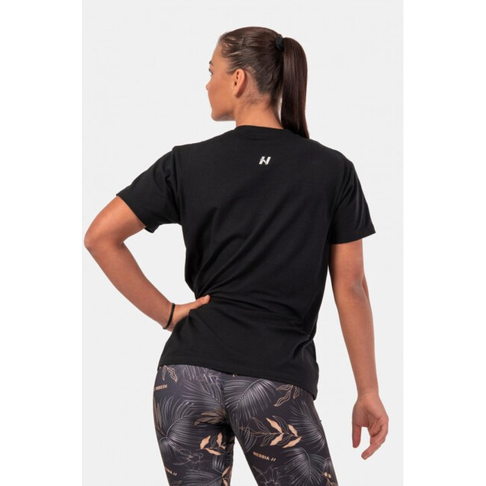 ФУТБОЛКА INVISIBLE LOGO NEBBIA T-SHIRT 602 Black