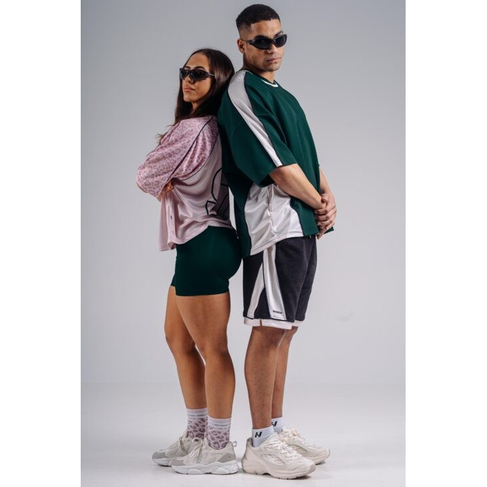 Футболка Nebbia Oversized T-Shirt '97 PRIMAL Pink Leopard 862