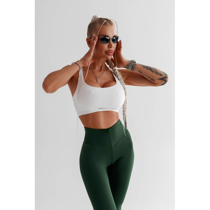 Топ Medium-Support Racerback Sports Bra AGILE White 471