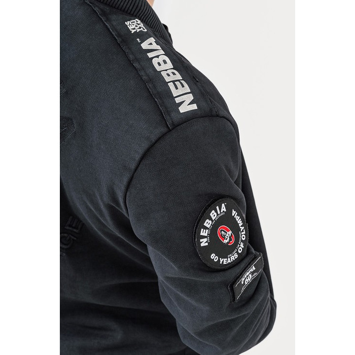 Бомбер Nebbia Washed Men's Bomber Jacket LEGEND Black 794